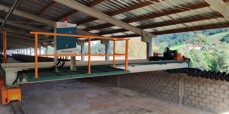 Entrega de equipamento em Westfália - RS
