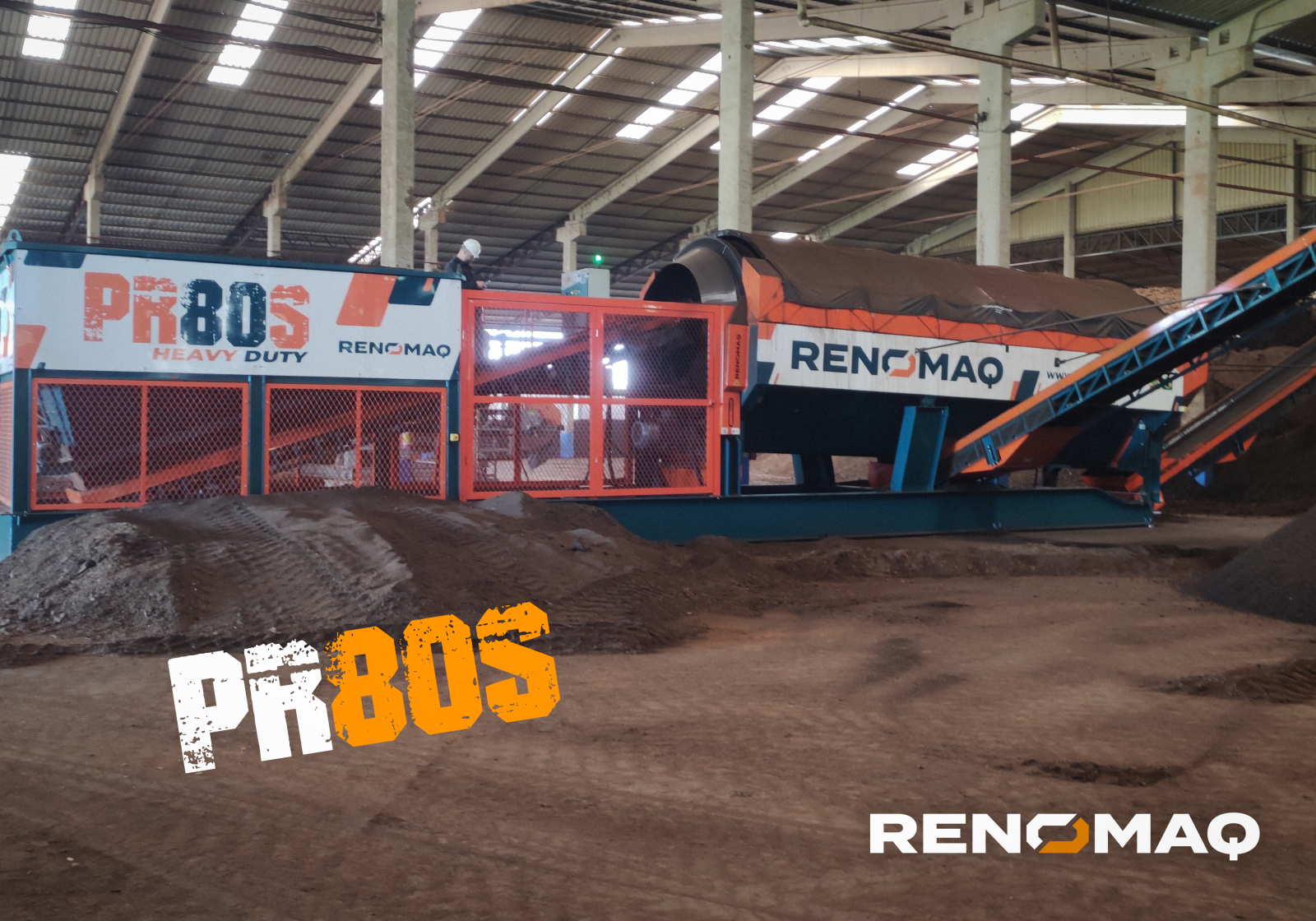 Peneira giratória modelo PR80S